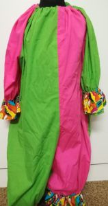 Kids Costumes to Hire - CLOWN CHILD green & pink